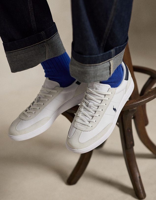 Polo Ralph Lauren - Bedford Leather-Suede Sneakers - Men's