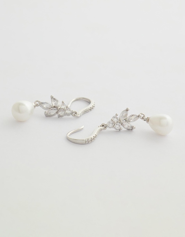 Moira Hughes - The White Label - Heirloom Pearl Drop Earrings