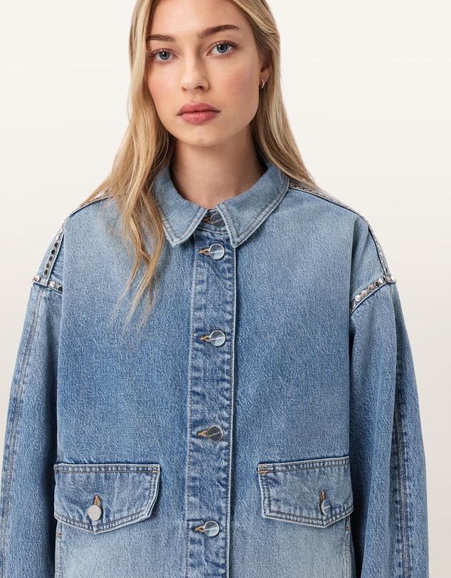 AllSaints - Hettie Stud Shacket