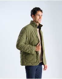 3 Wise Men - 3 Wise Men Quilted Jacket Forest