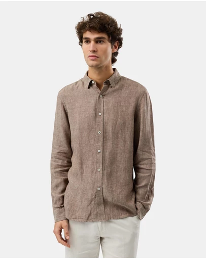 Brooksfield - Casual Linen Shirt