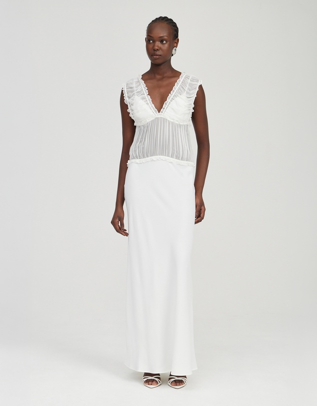Third Form - Held Floor Length Dress