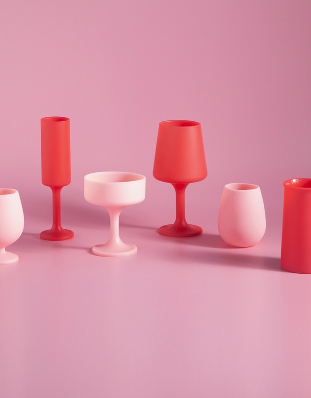 porter green - mecc | silicone unbreakable cocktail glasses