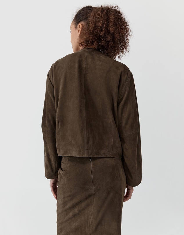 St. Agni - Suede Utility Cocoon Bomber