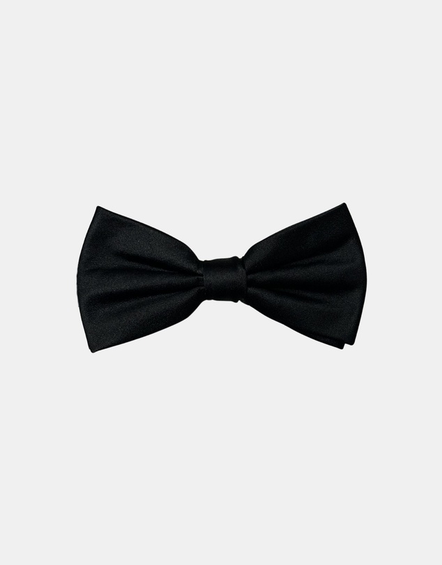 Henry Bucks - HENRY SARTORIAL Silk Bowtie BLACK
