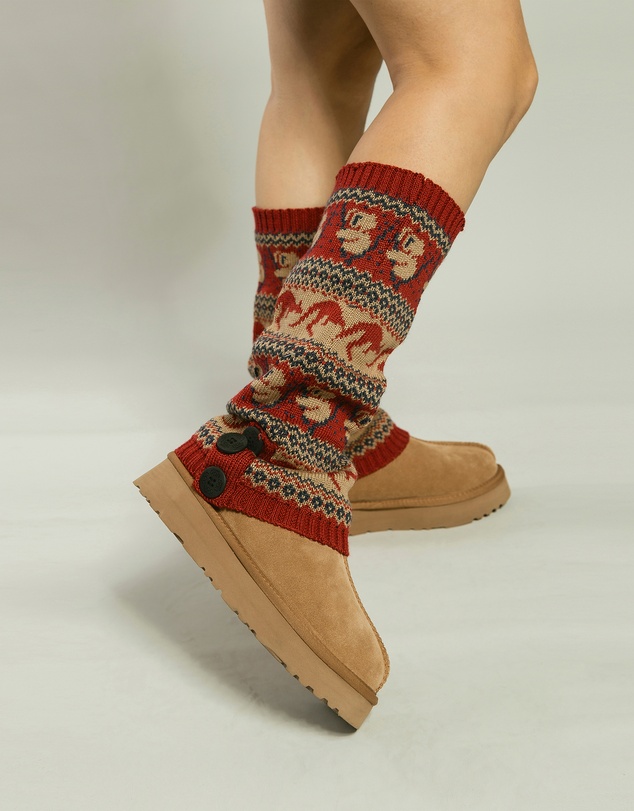 Ozwear Connection Uggs - Ugg Cardy Stretchy Knit Leg Warmers Slouch Socks