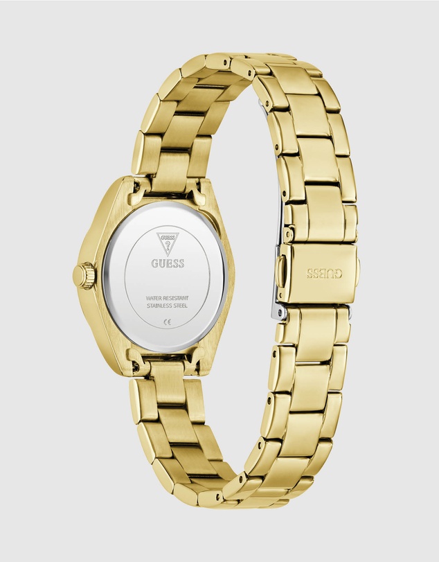 GUESS - Guess Gents and Ladies Set - Connoisseur Two Tone Gents & Mini Luna Gold Tone