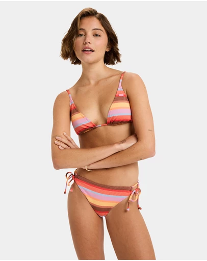 Roxy - Womens Stripe Cheeky Bikini Bottom