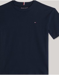 Tommy Hilfiger - Flag Embroidery Crew Neck T-Shirt - Kids
