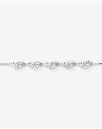 Michael Hill - Cubic Zirconia Vine Bracelet in Sterling Silver