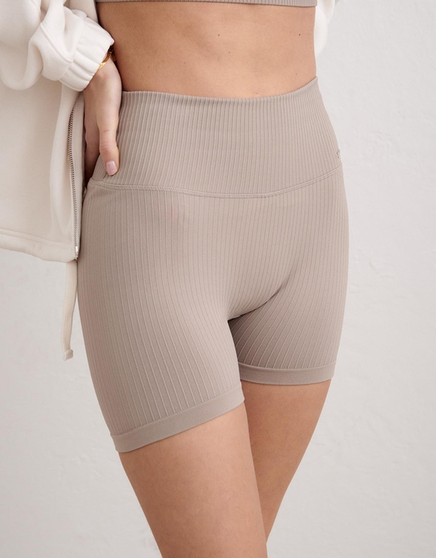 Aim'n - Ribbed Seamless Midi Biker Shorts
