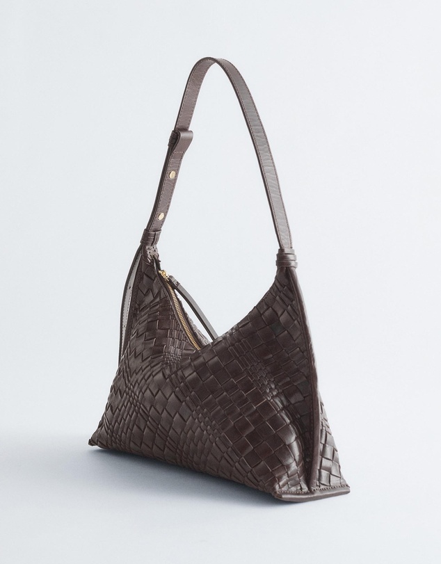 & Other Stories - Interwoven Leather Crossbody Bag