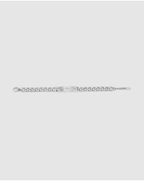 Diesel - D Logo Silver Bracelet