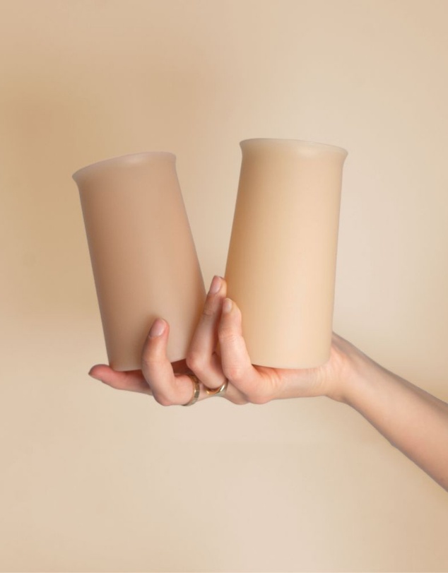 porter green - stegg | silicone unbreakable highball glasses