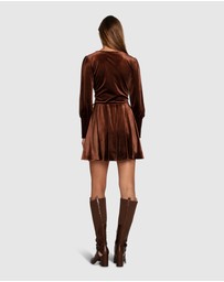 Belle & Bloom - Loved You First Velvet Mini Dress