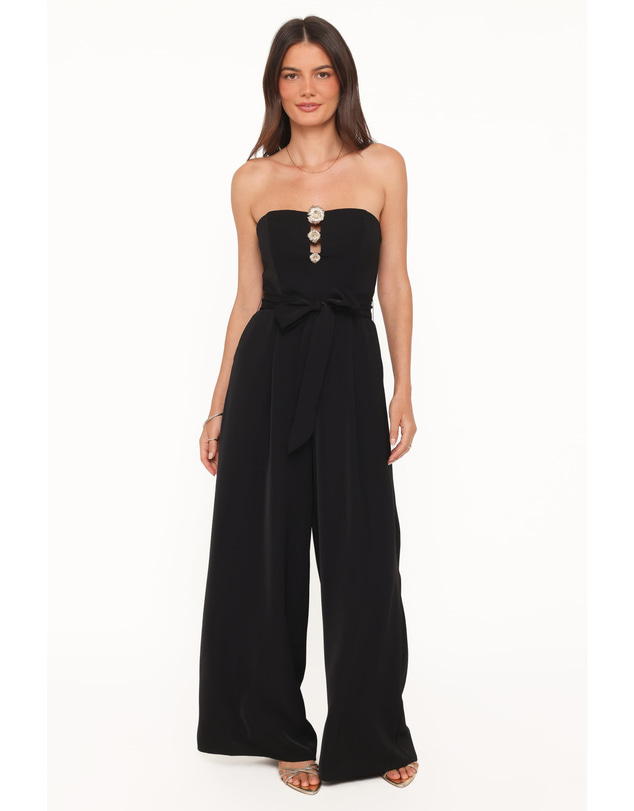 Petal & Pup - Rois Strapless Jumpsuit - Black