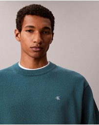 Calvin Klein Jeans - Relaxed Cotton Monogram Jumper