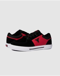 Fallen Footwear - Fallen Footwear Patriot Kids Vulcanised Sole Shoes Black/Red