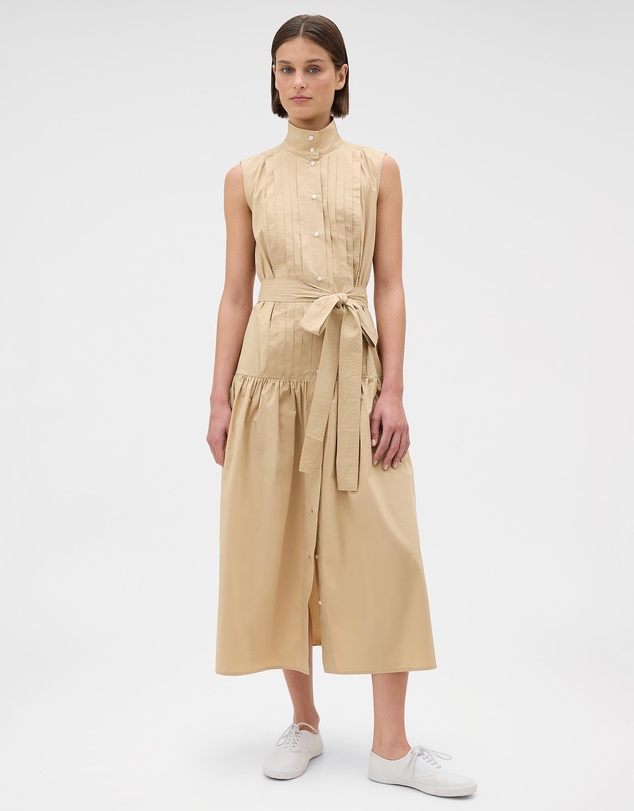 Oroton - Pleated Drop Waist Dress