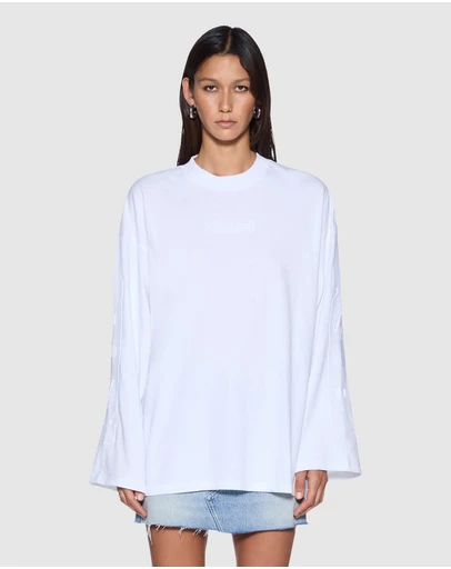 Ksubi - Sott Altar Boyfriend LS Tee White
