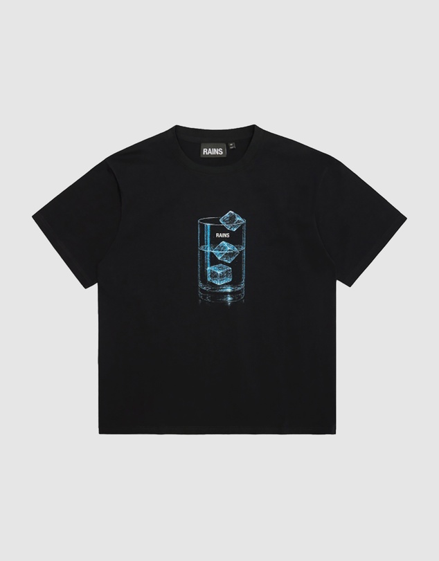 RAINS - Women's Classic T-Shirt Cubes Black