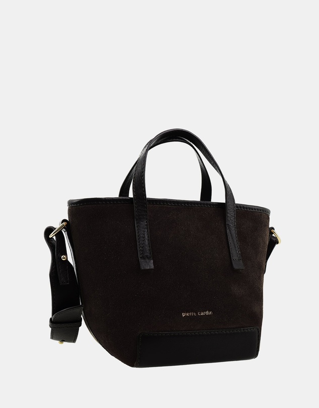 Pierre Cardin - Pierre Cardin Genuine Suede Leather Bag