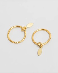SAINT VALENTINE - Indi Mini Hoops - Gold - ICONIC EXCLUSIVE