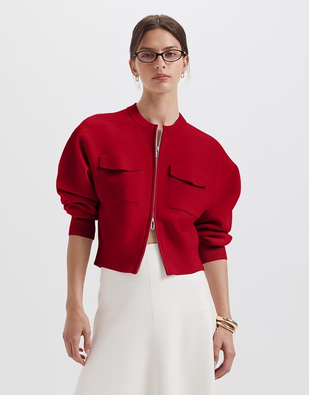 SABA - Amaya Boiled Wool Bomber