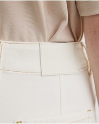 Country Road - Denim A-line Short