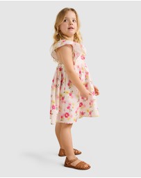 Forever New Girls - Hana Girls V-Neck Back Printed Dress