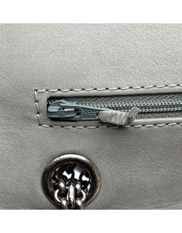 Pre-Loved by Azura Reborn - Pre-Loved Caviar and Iridescent Calfskin Reissue 2.55 Double Flap 226