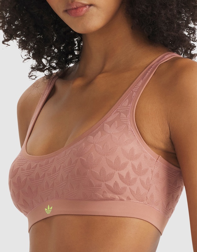 adidas Originals - Microterrot Monogram Comfort Scoop Padded Bralette
