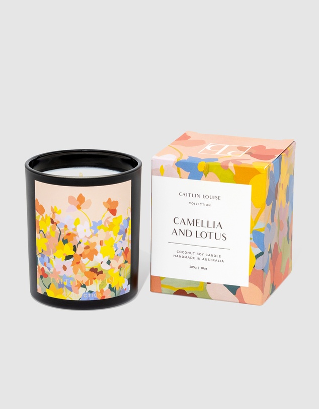 Caitlin Louise Collection - Camellia and Lotus Scented Artist Candle