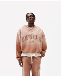 Represent - Owners Grandad Collar Sweatshirt