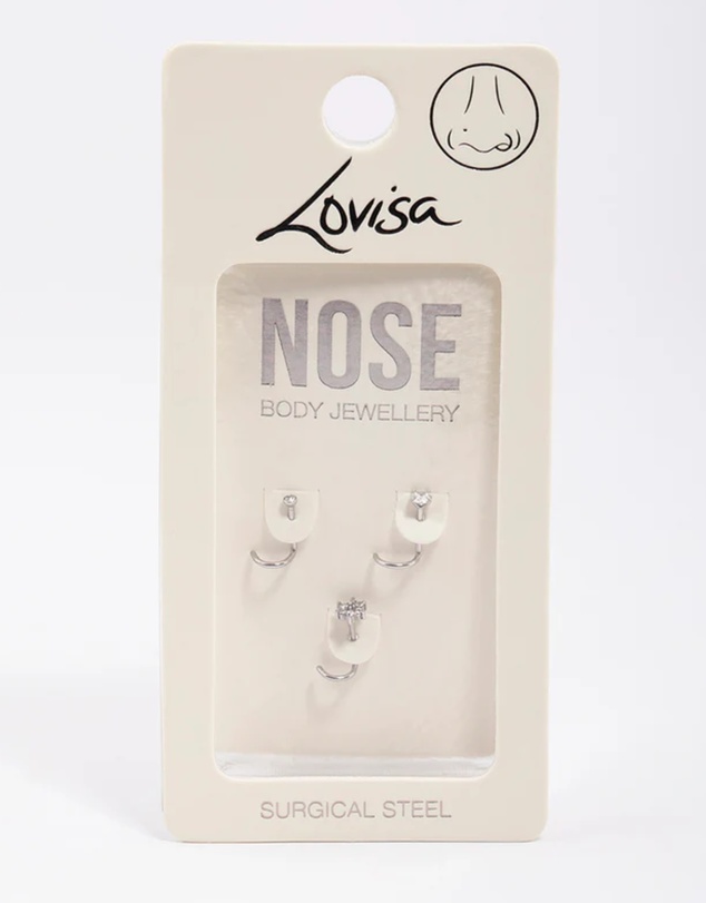Lovisa - Surgical Steel Flower Nose Pack