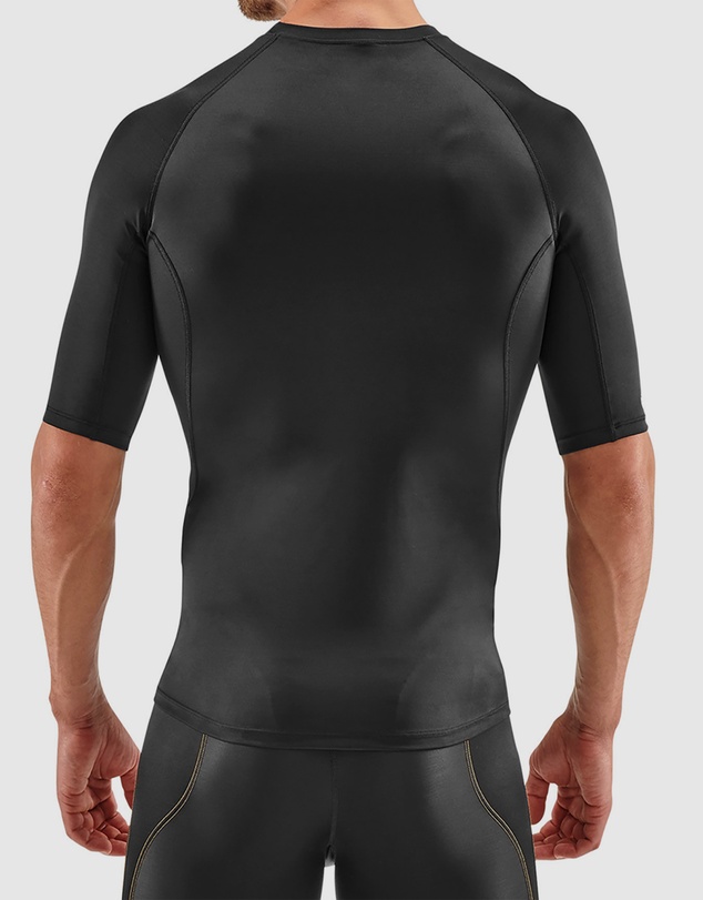 SKINS - SKINS Compression Men's Series-1 Activewear Short Sleeve Top Black