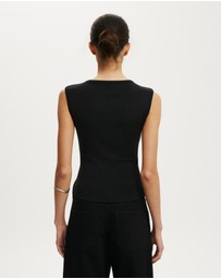 Cotton On - 90S V Neck Tank