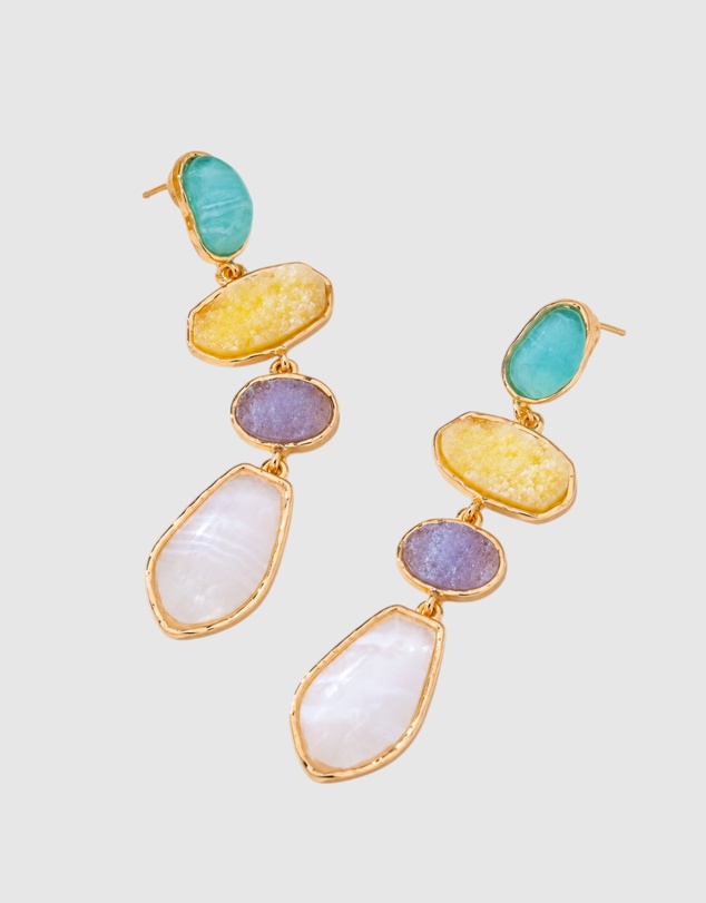 Honey and Beau - Coastal Mosaic Earrings