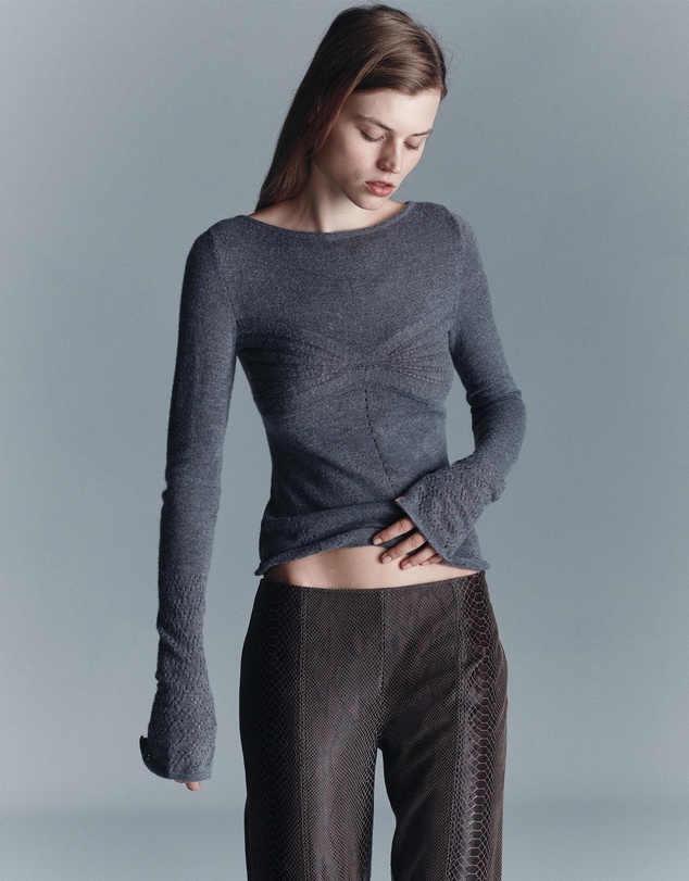 Paris Georgia - Amelia Pointelle Top