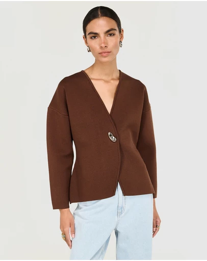 Staple the Label - Delphine Sculpted Cardigan
