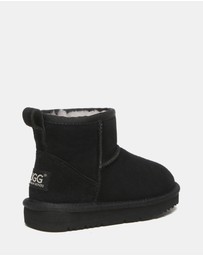 EVERAU - Australian Shepherd Ugg Noel Kids Mini Cow Suede Upper UGG Boots