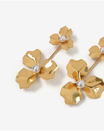 Forcast - Magnolia Bold Floral Earrings