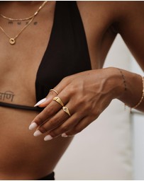 HOUSE OF SLANI - Celeste Vintage Gold Ring