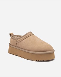 Ozwear Connection Uggs - Ugg Platform Microflex Mini Boots