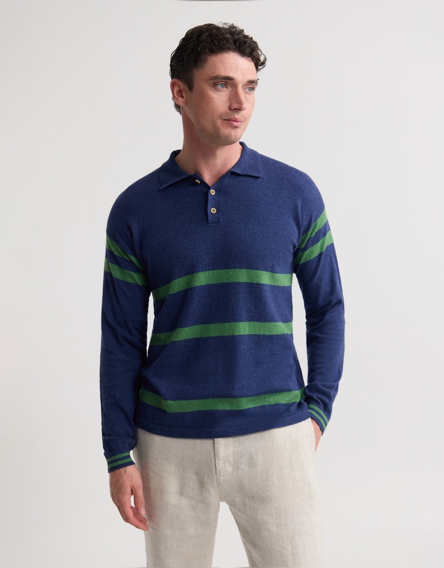 Oxford - Wolf Striped Cashmere Blend Rugby