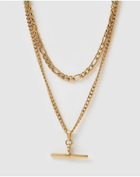 Arms Of Eve - Marcella Double Stack Gold Necklace