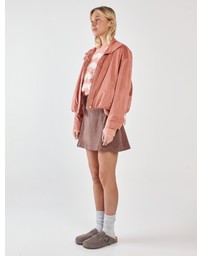 Sass - Sara Suede Bomber Jacket