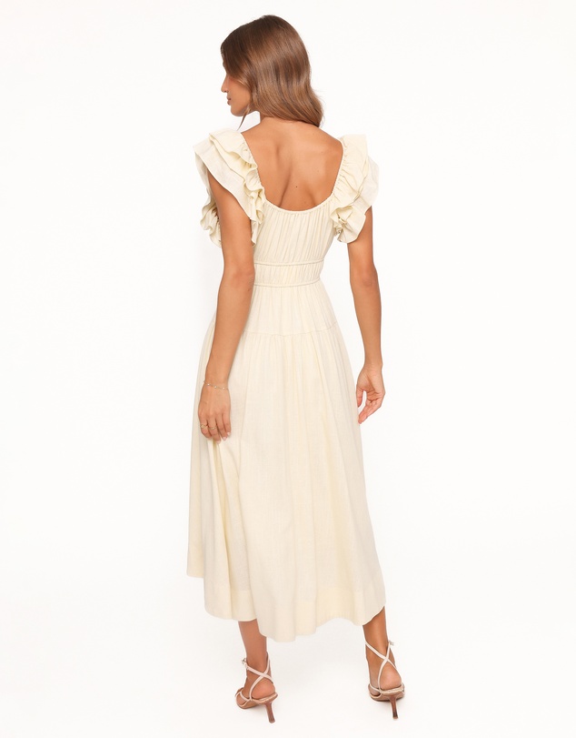 Petal & Pup - Linda Midi Dress - Butter Yellow