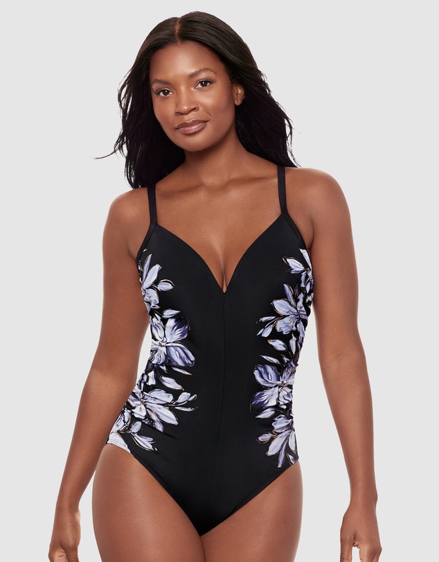 Miraclesuit Swimwear  - Fiore di Luna Temptation Underwired Low Back Shaping Swimsuit