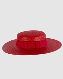 Max Alexander - Red Boater Hat